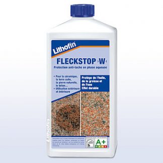 Lithofin Fleckstop W Lithofin FLECKSTOP >W< Imprégnation spéciale en phase aqueuse.